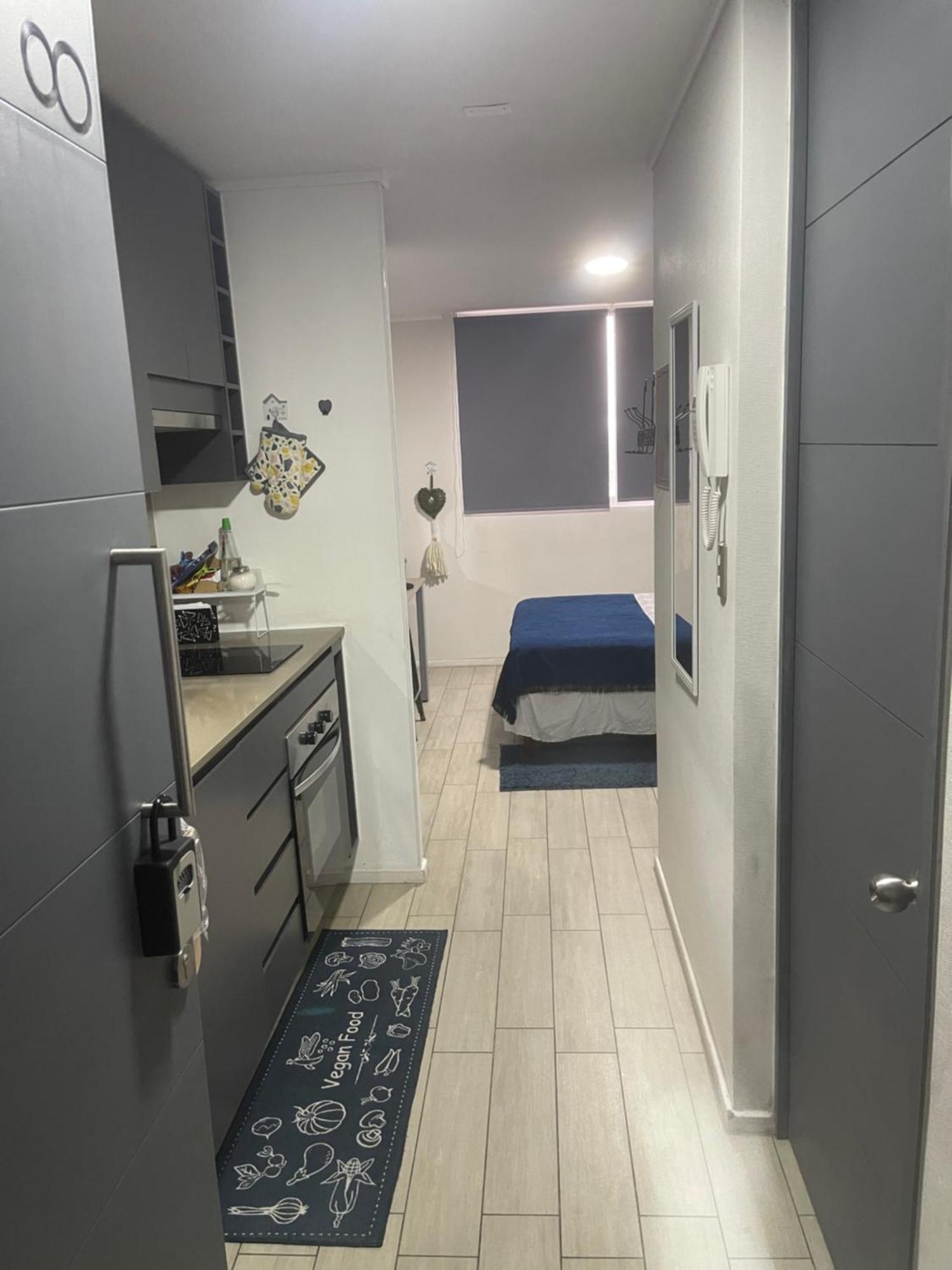 Apartamento En Santiago Centro Cerca De Movistar Arena, Caupolican ภายนอก รูปภาพ