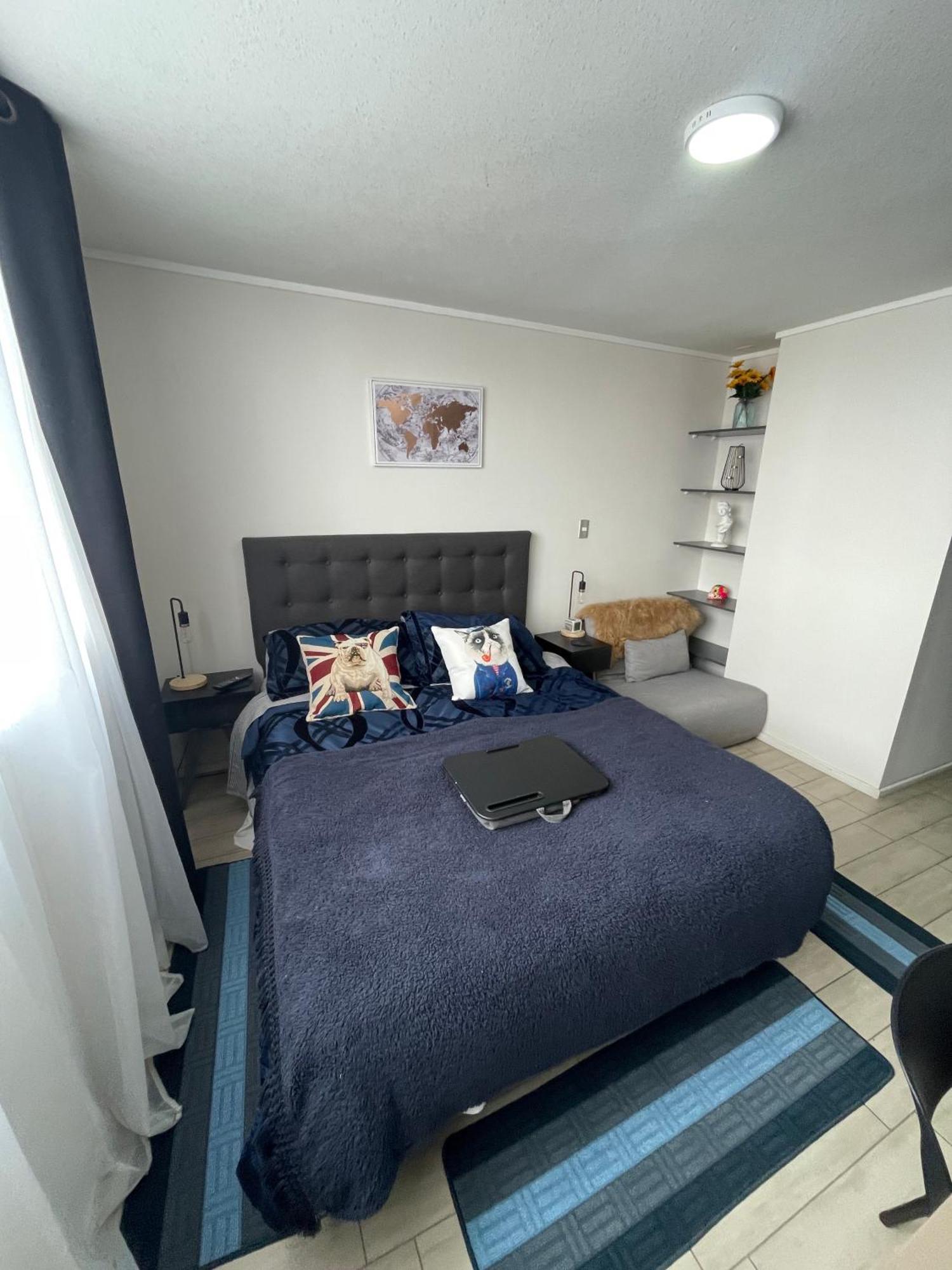 Apartamento En Santiago Centro Cerca De Movistar Arena, Caupolican ภายนอก รูปภาพ