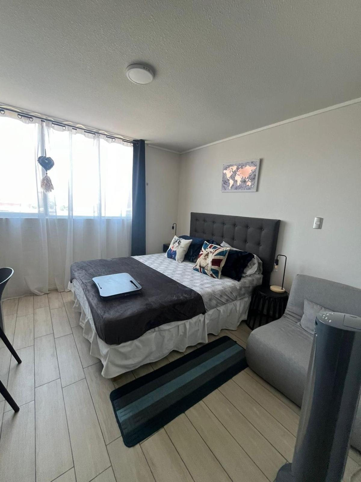 Apartamento En Santiago Centro Cerca De Movistar Arena, Caupolican ภายนอก รูปภาพ